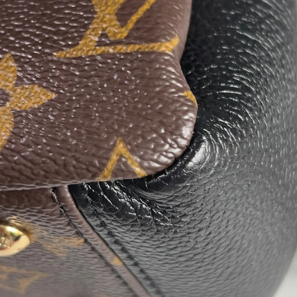 Authentic Louis Vuitton Pallas BB Full Noir Monogram